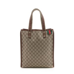 Gucci GG Supreme Web Loop N/S Shopping Tote