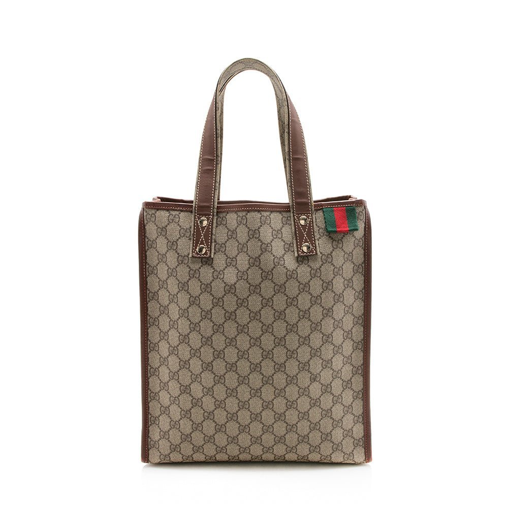 Gucci GG Supreme Web Loop N/S Shopping Tote
