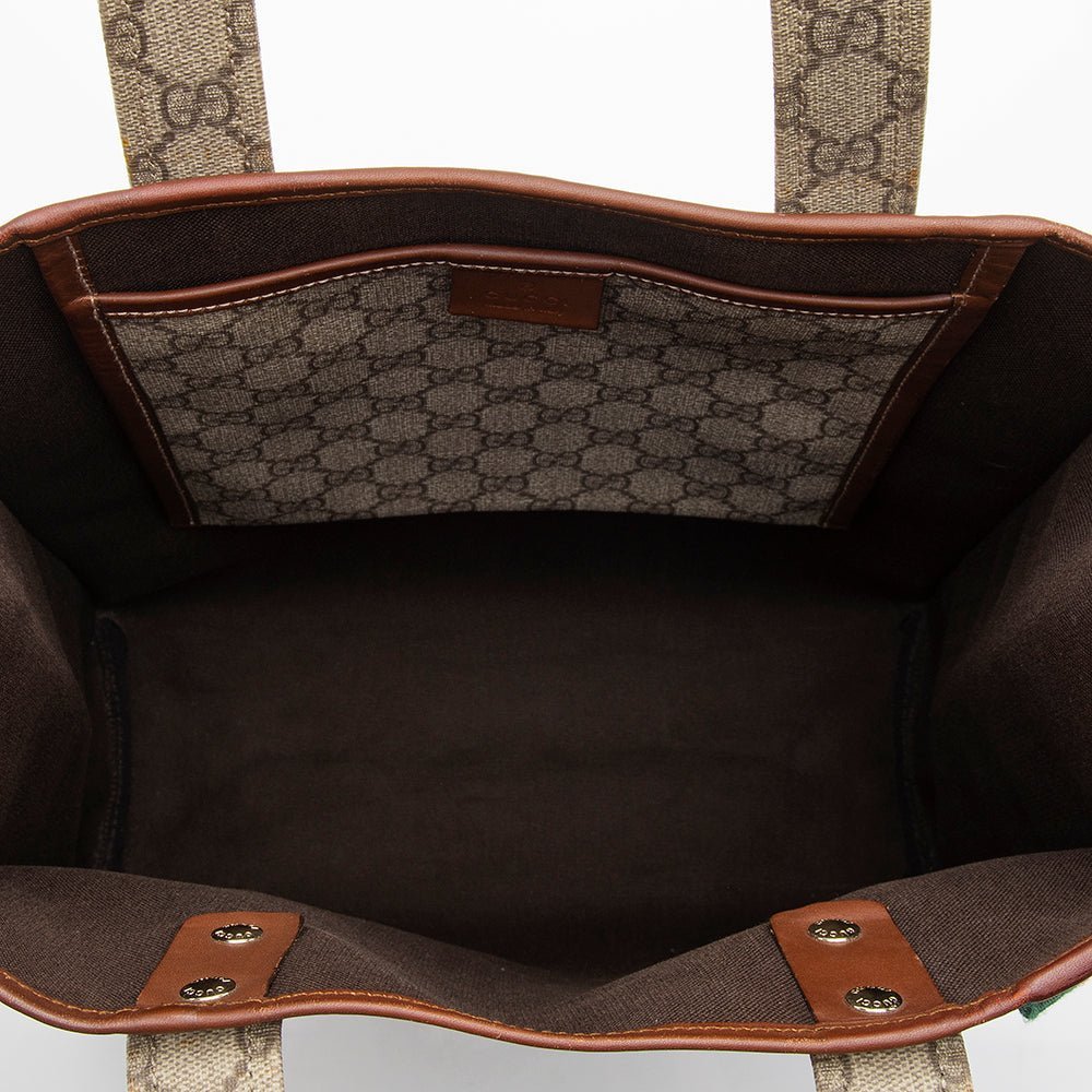 Gucci GG Supreme Web Loop N/S Shopping Tote - Image 7