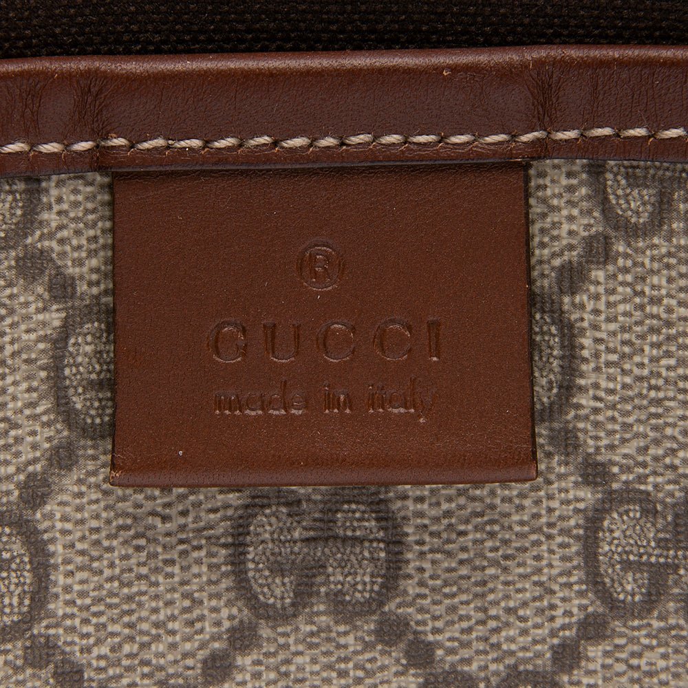 Gucci GG Supreme Web Loop N/S Shopping Tote - Image 8