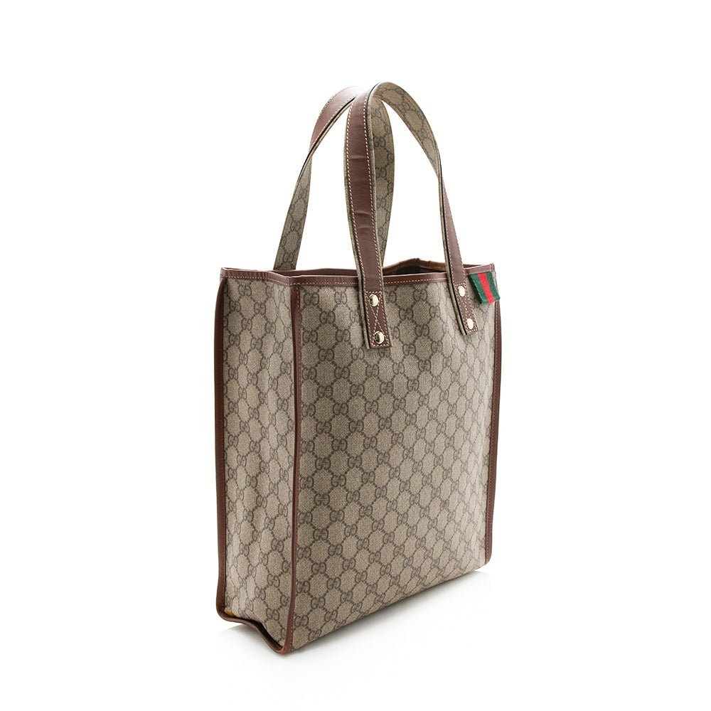 Gucci GG Supreme Web Loop N/S Shopping Tote - Image 2