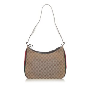 Gucci GG Canvas Web Shoulder Bag