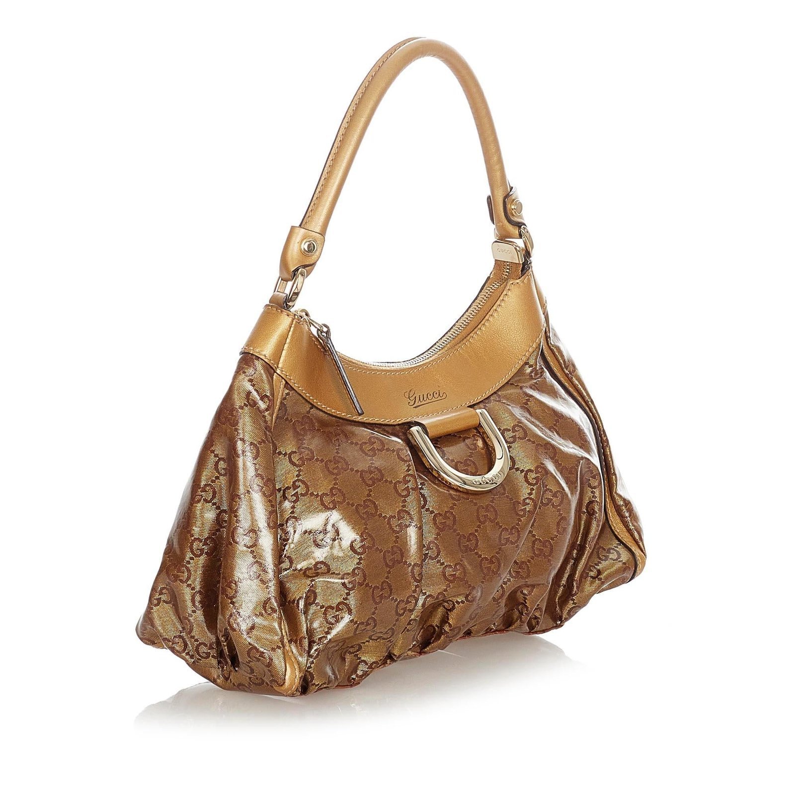 Gucci GG Crystal Abbey D-Ring Shoulder Bag - Image 2