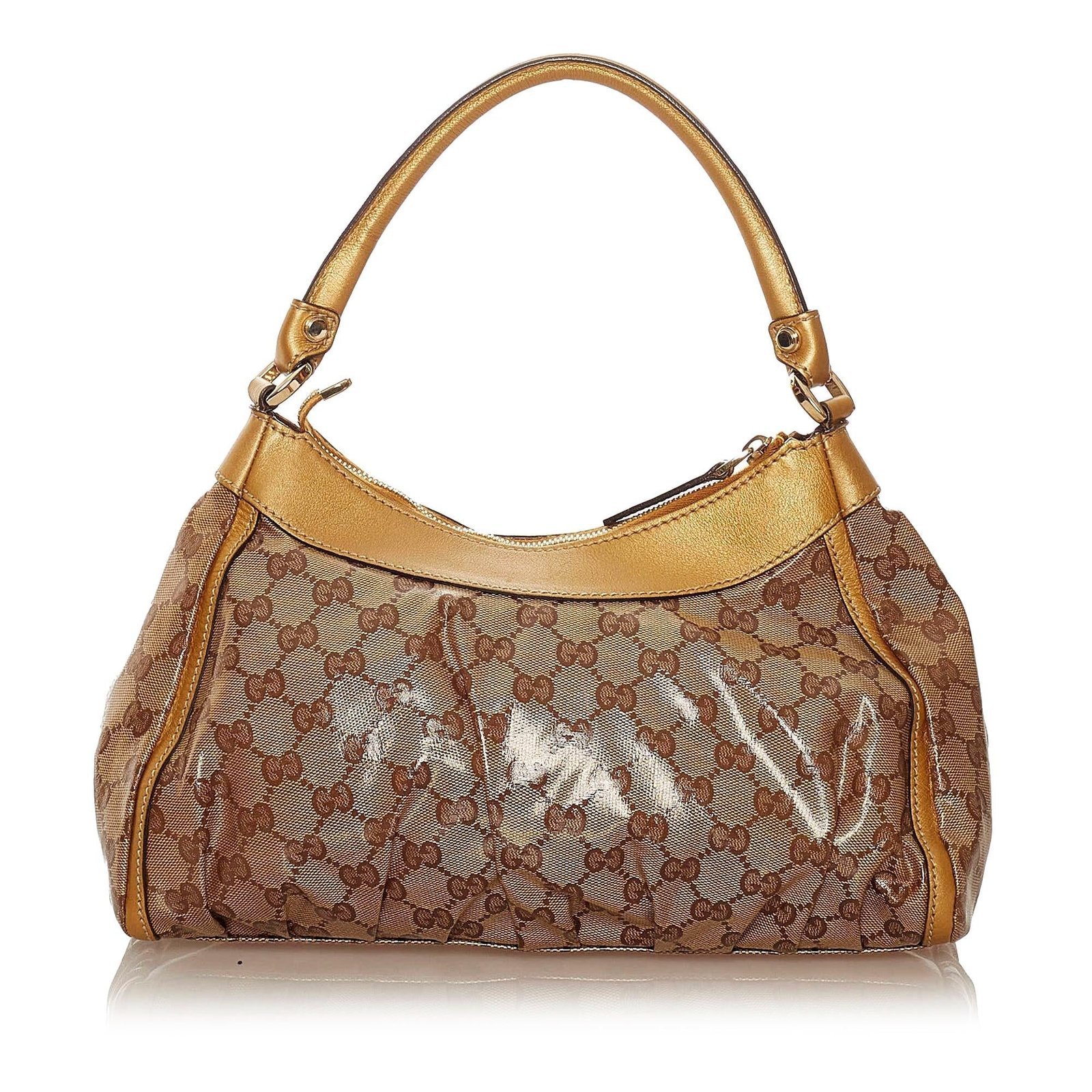 Gucci GG Crystal Abbey D-Ring Shoulder Bag - Image 3