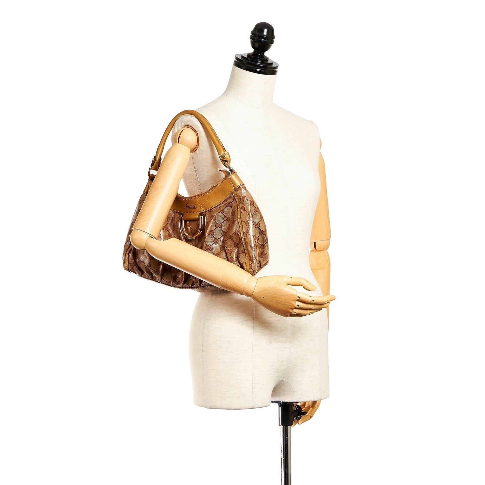 Gucci GG Crystal Abbey D-Ring Shoulder Bag - Image 5