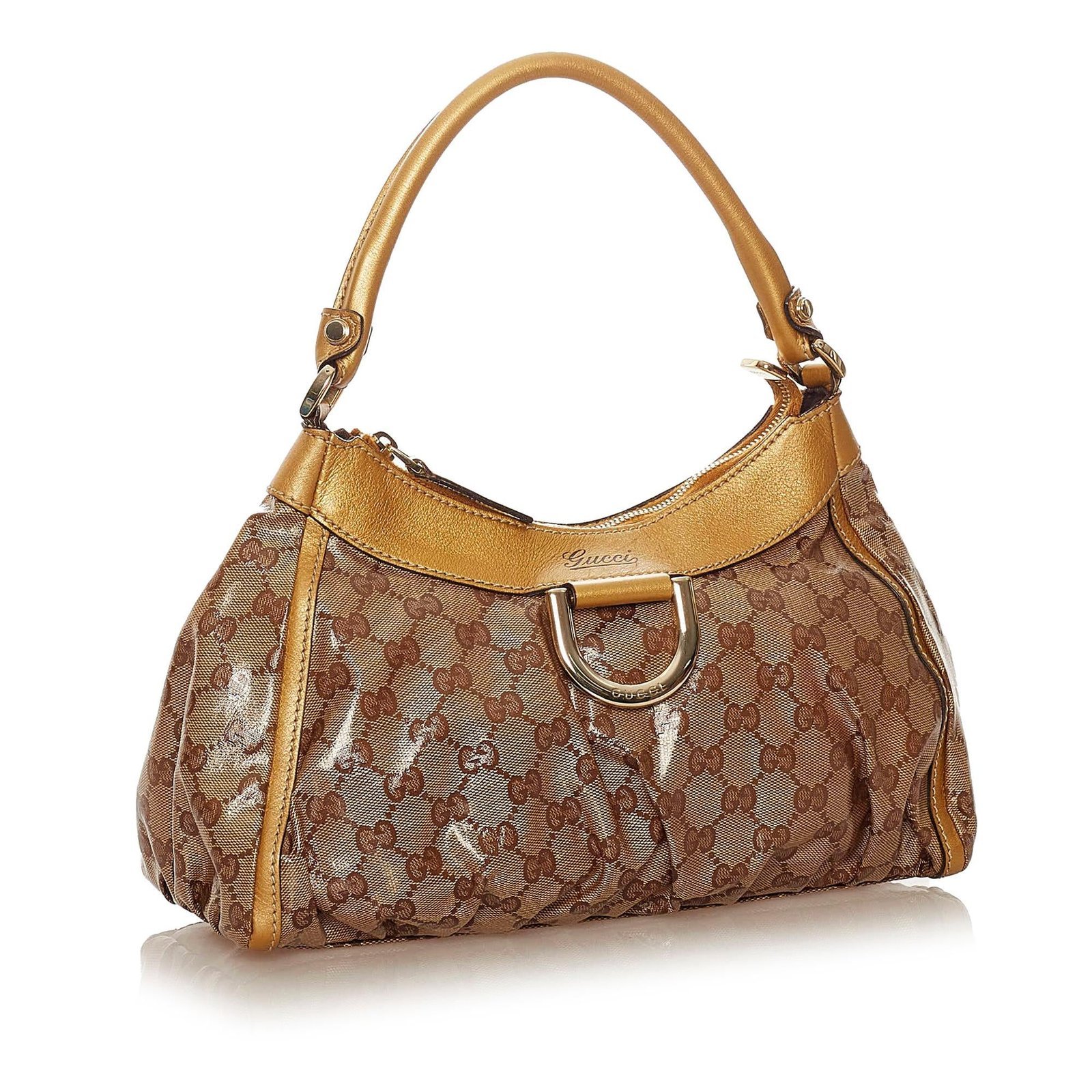 Gucci GG Crystal Abbey D-Ring Shoulder Bag - Image 2