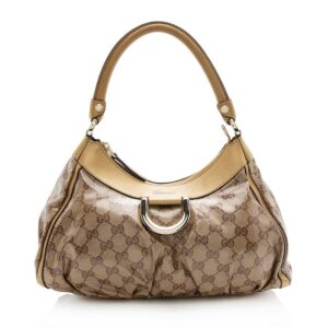 Gucci GG Crystal D Ring Small Hobo