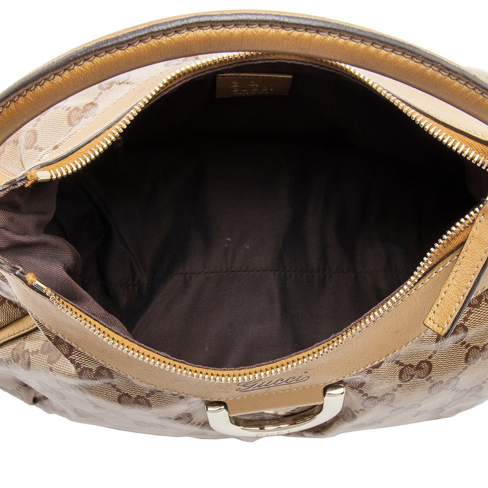 Gucci GG Crystal D Ring Small Hobo - Image 7