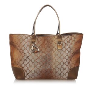 Gucci GG Lurex Heart Bit Tote Bag