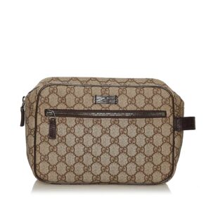Gucci GG Supreme Clutch Bag
