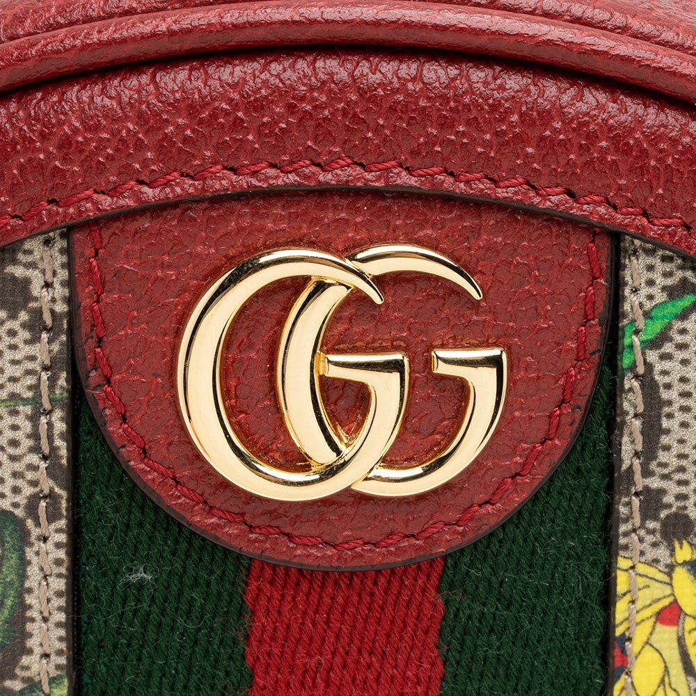 Gucci GG Supreme Flora Ophidia Round Mini Backpack - Image 9