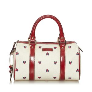 Gucci GG Supreme Hearts Small Joy Boston Bag