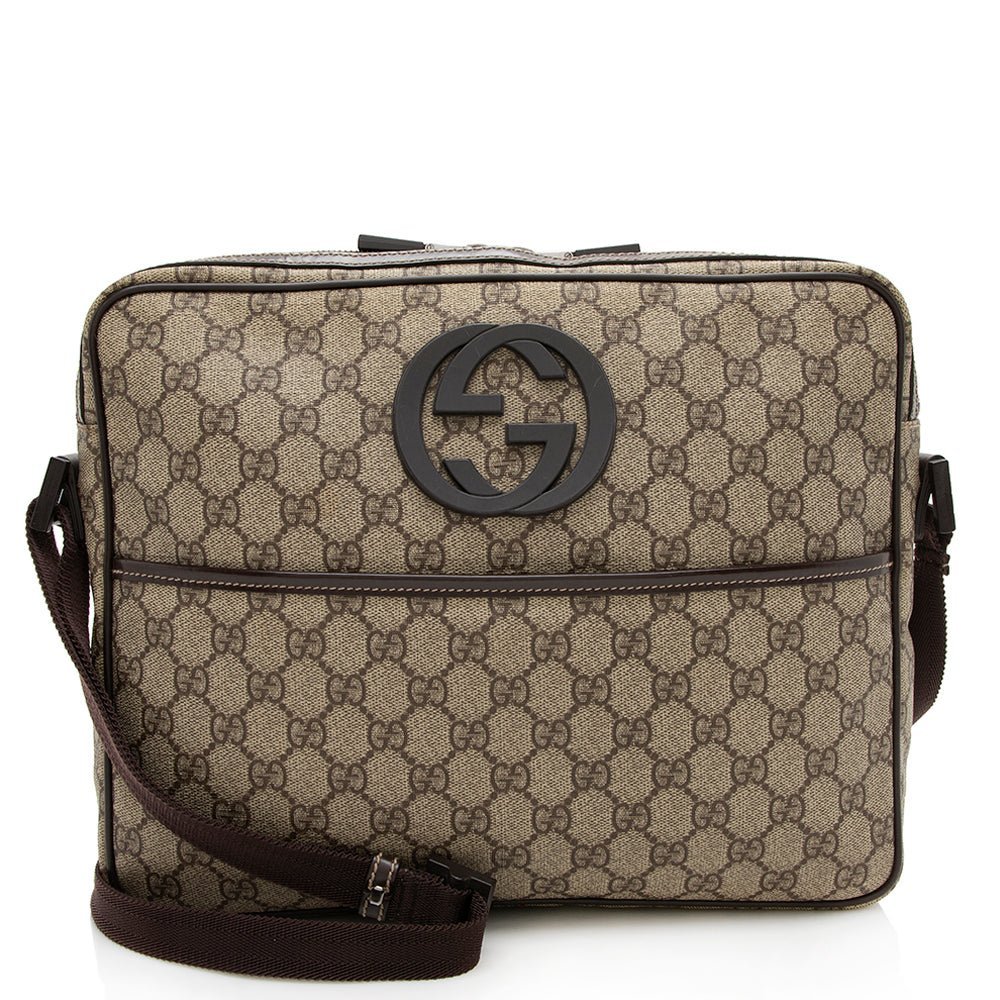 Gucci GG Supreme Interlocking GG Messenger Bag