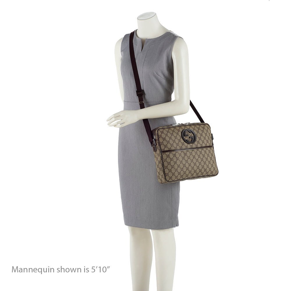 Gucci GG Supreme Interlocking GG Messenger Bag - Image 5