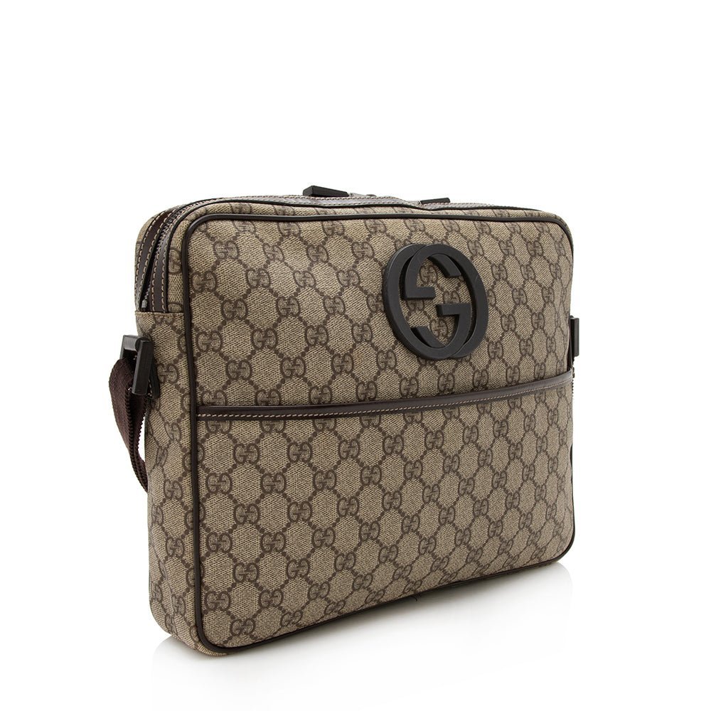 Gucci GG Supreme Interlocking GG Messenger Bag - Image 2