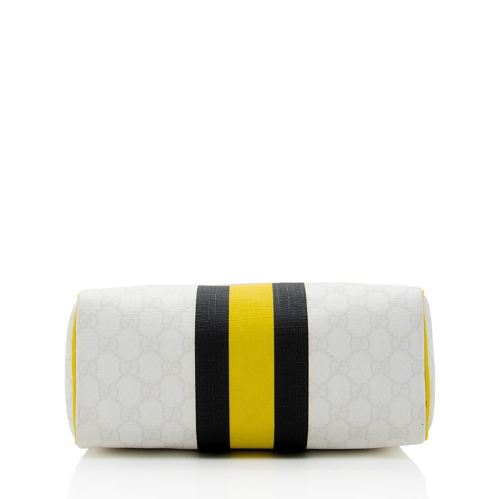 Gucci GG Supreme Joy Vintage Web Small Boston Satchel - Image 4