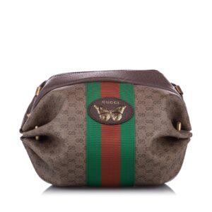 Gucci GG Supreme Mini Web Butterfly Crossbody Bag