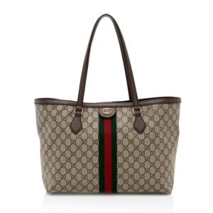 Gucci GG Supreme Ophidia Medium Shopping Tote