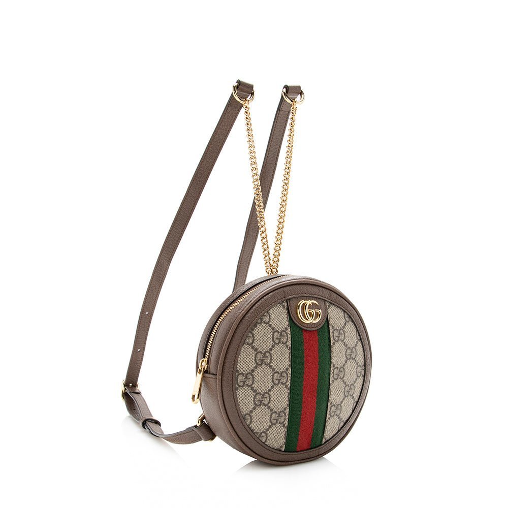 Gucci GG Supreme Ophidia Round Mini Backpack - Image 2