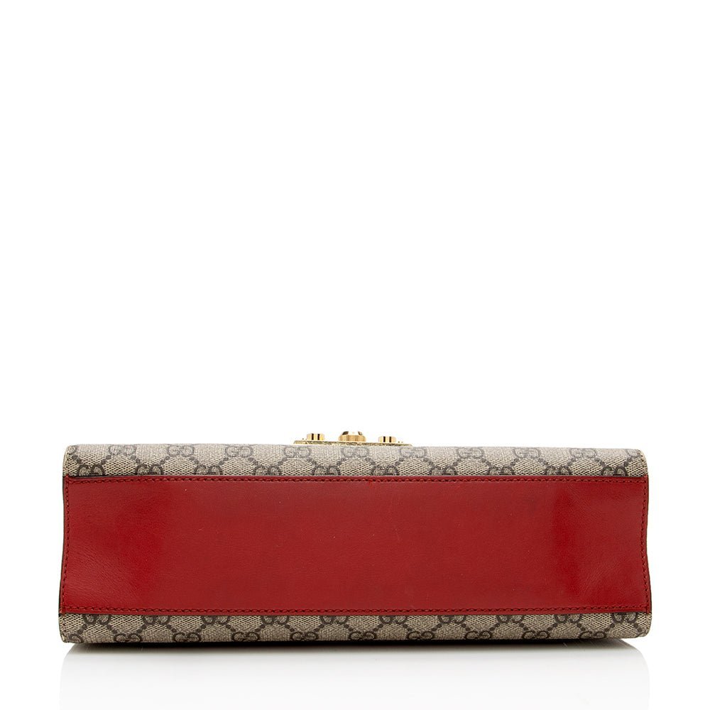 Gucci GG Supreme Padlock Medium Shoulder Bag - Image 4