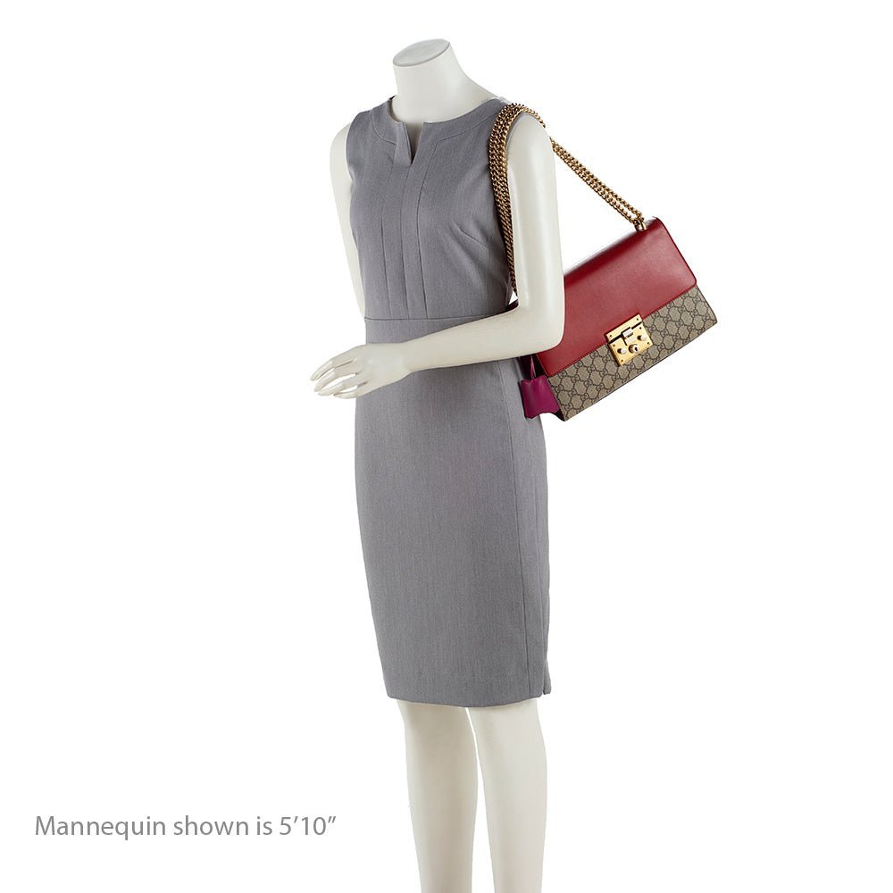 Gucci GG Supreme Padlock Medium Shoulder Bag - Image 5