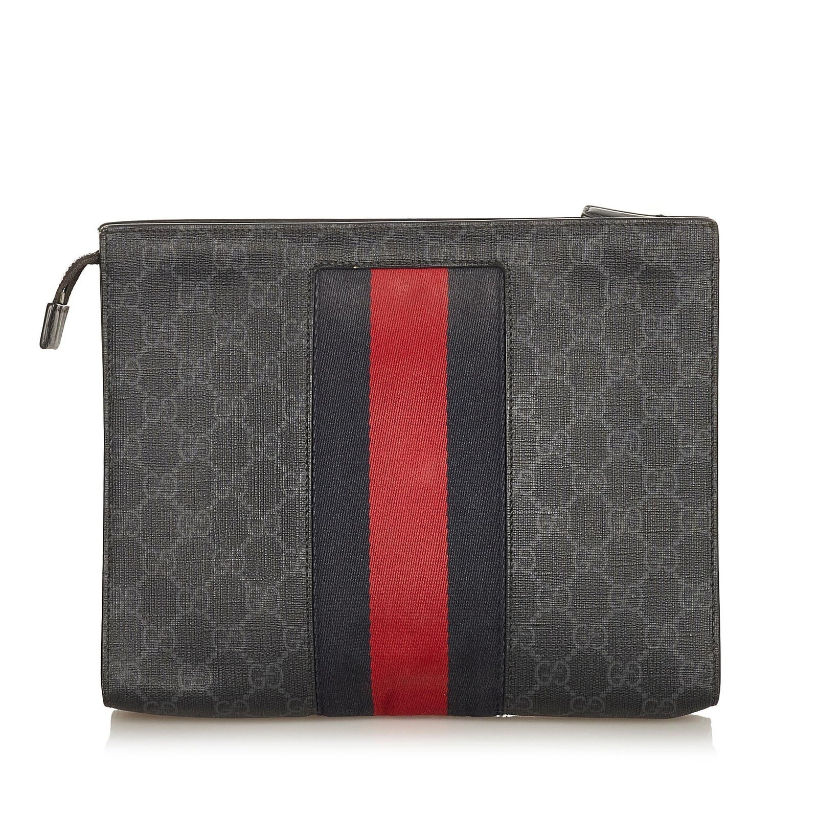 Gucci GG Supreme Web Clutch Bag - Image 3