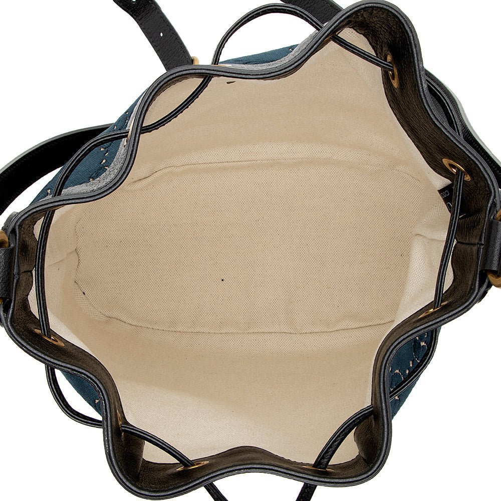 Gucci GG Velvet Web Bucket Bag - Image 7