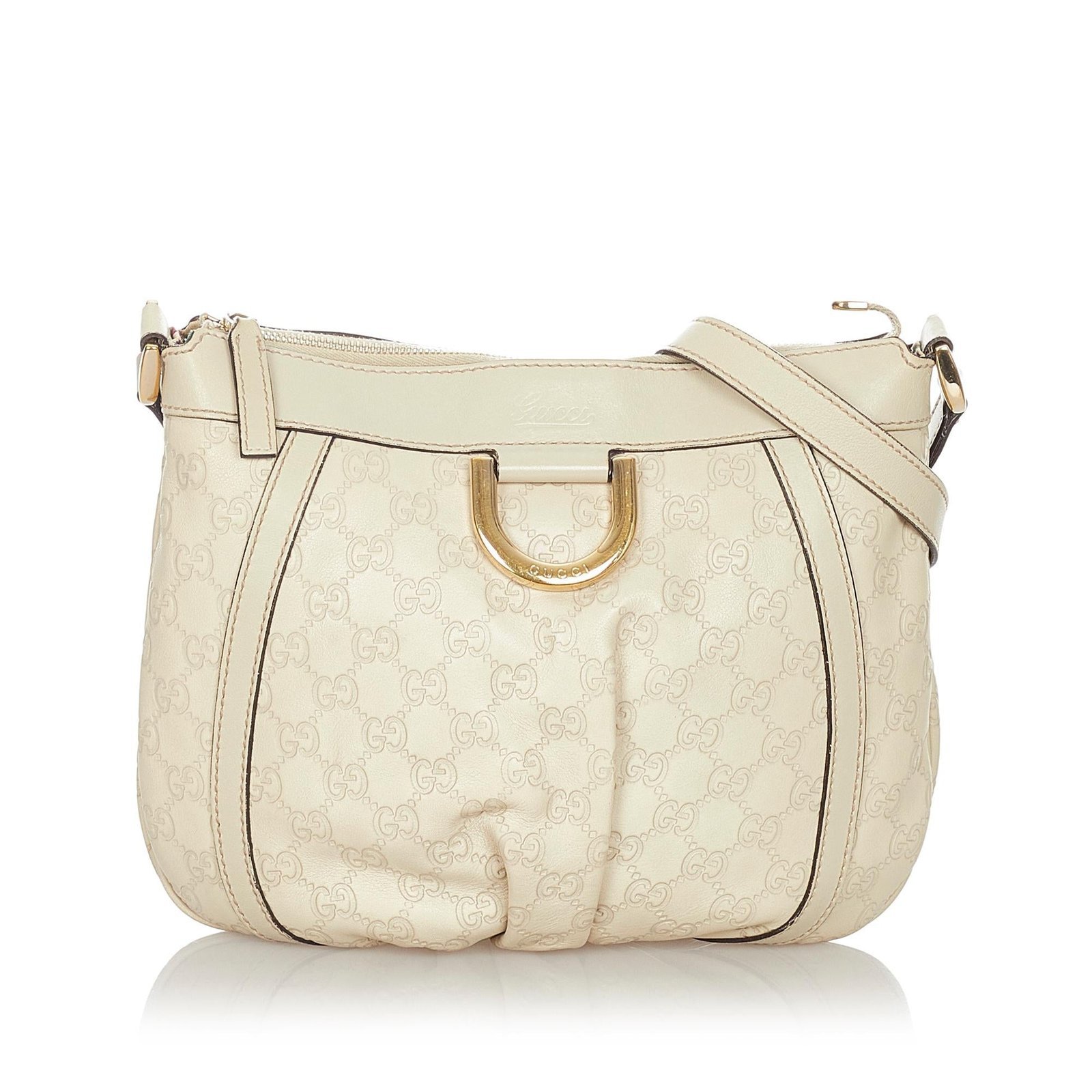Gucci Guccissima Abbey D-Ring Crossbody Bag