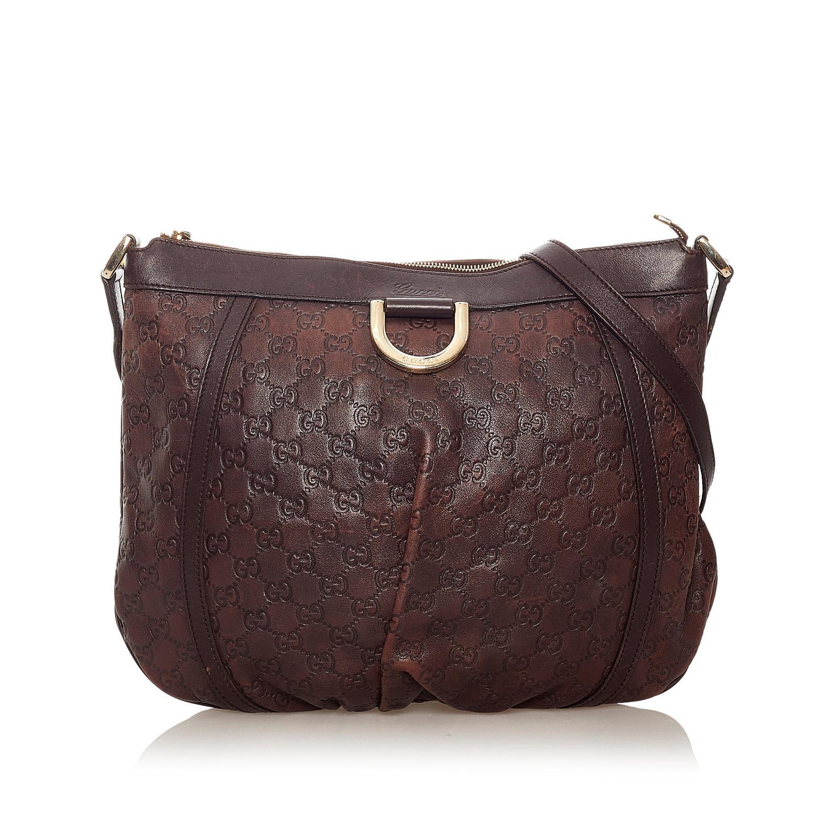 Gucci Guccissima Abbey D-Ring Crossbody Bag