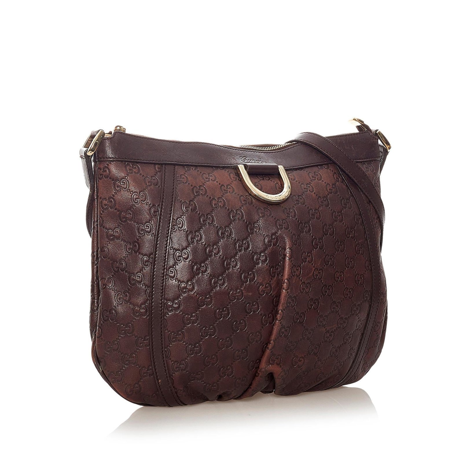 Gucci Guccissima Abbey D-Ring Crossbody Bag - Image 2