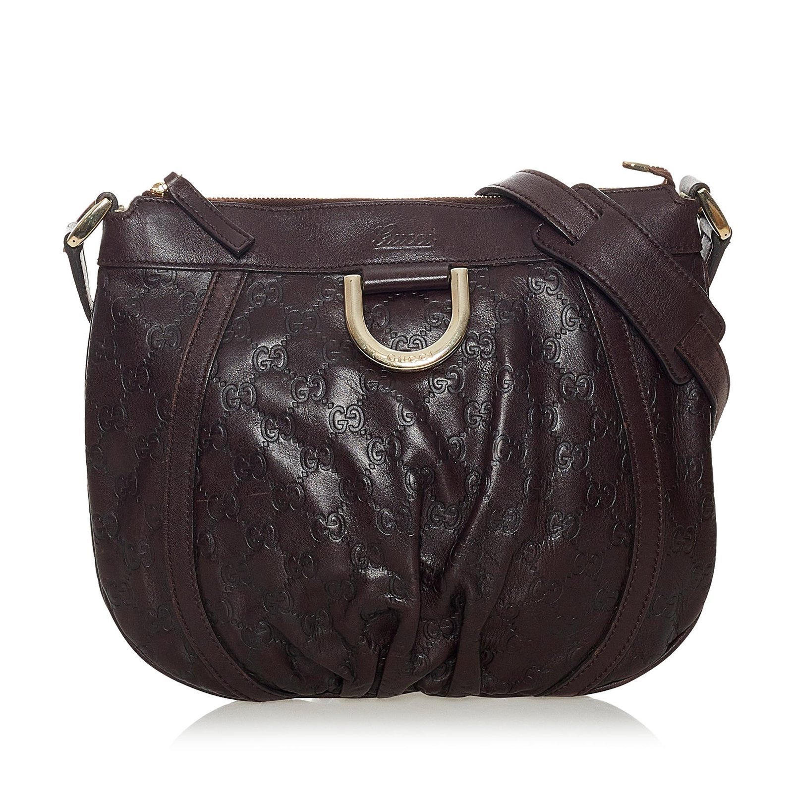 Gucci Guccissima Abbey D-Ring Crossbody Bag