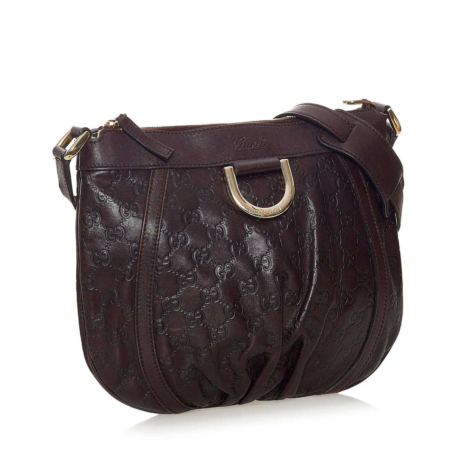 Gucci Guccissima Abbey D-Ring Crossbody Bag - Image 2