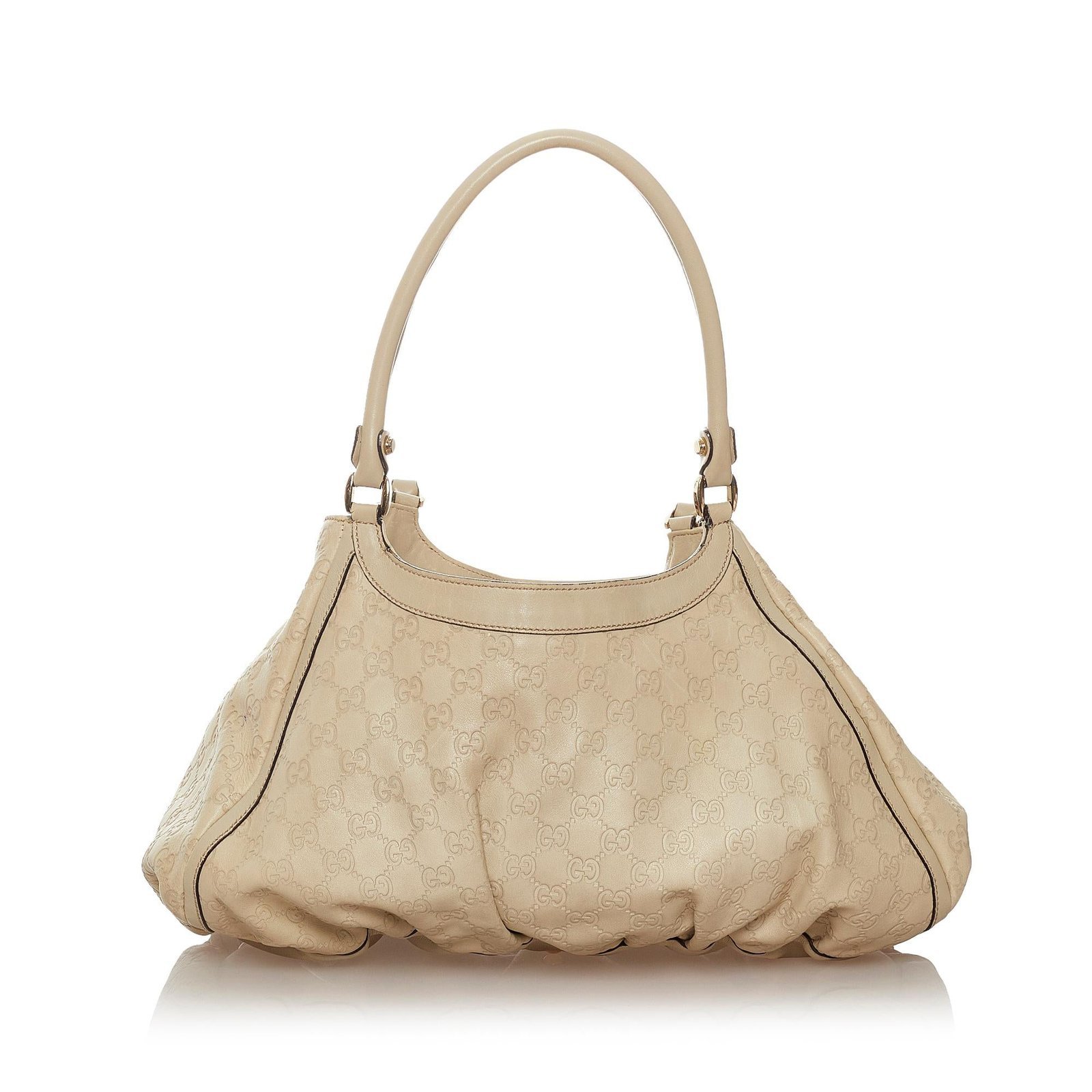 Gucci Guccissima Abbey D-ring Leather Shoulder Bag - Image 3