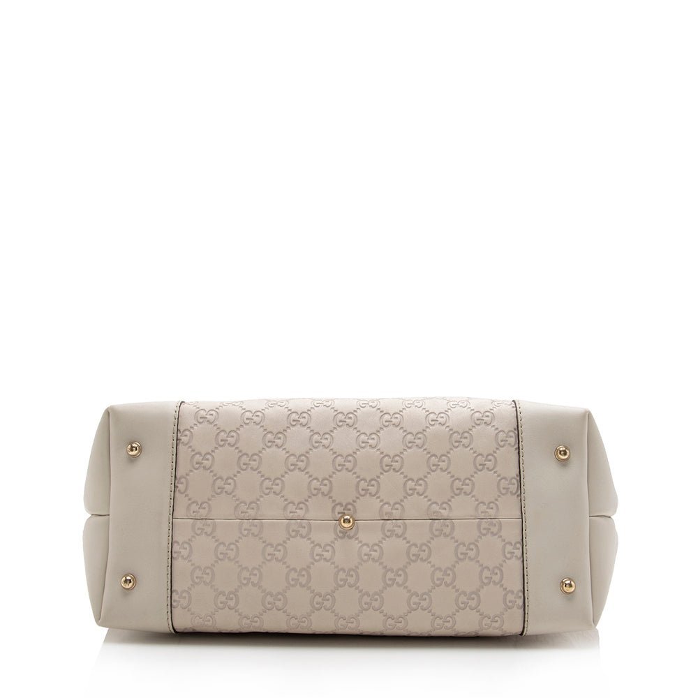 Gucci Guccissima Leather Heart Bit Medium Tote - Image 4