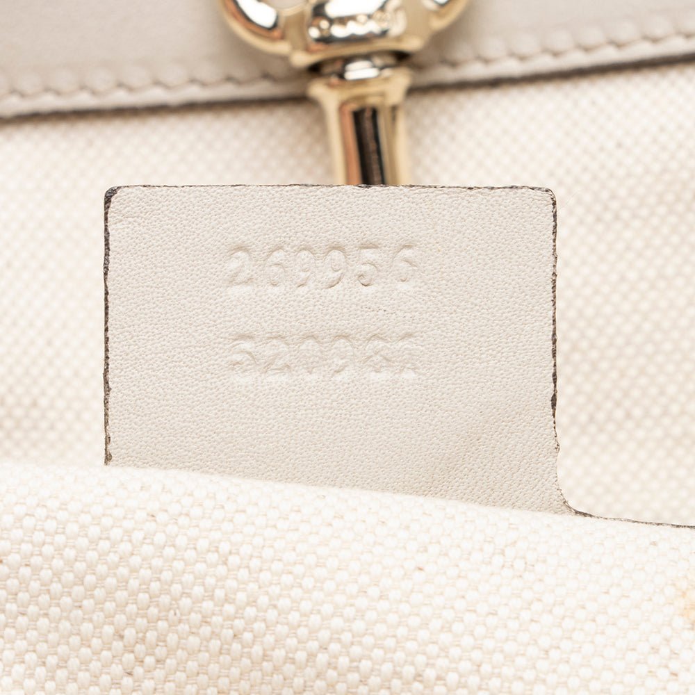 Gucci Guccissima Leather Heart Bit Medium Tote - Image 6