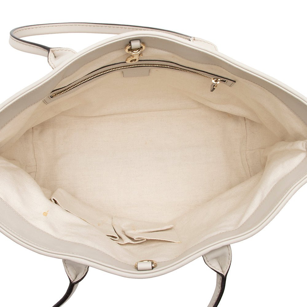 Gucci Guccissima Leather Heart Bit Medium Tote - Image 7