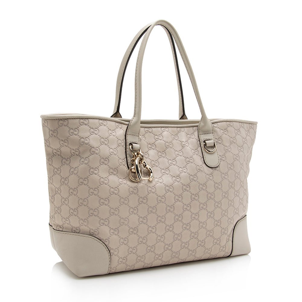 Gucci Guccissima Leather Heart Bit Medium Tote - Image 2
