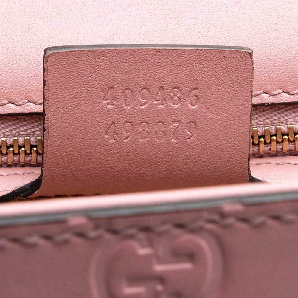 Gucci Guccissima Leather Padlock Medium Shoulder Bag - Image 6