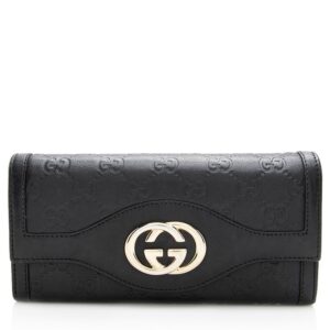 Gucci Guccissima Sukey Flap Wallet