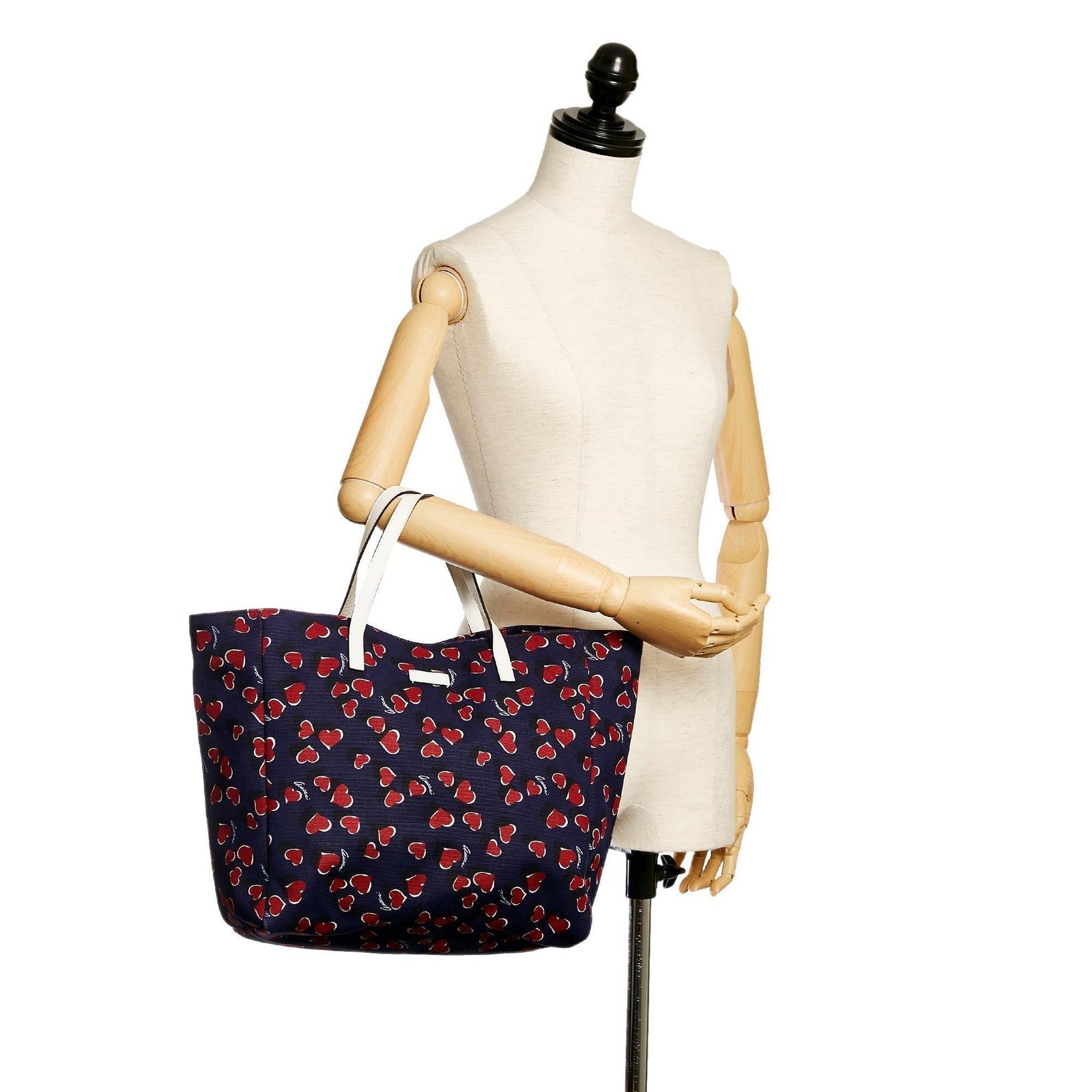 Gucci Heartbeat Canvas Tote Bag - Image 5