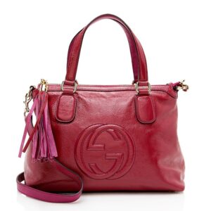 Gucci Glazed Leather Soho Working Tote