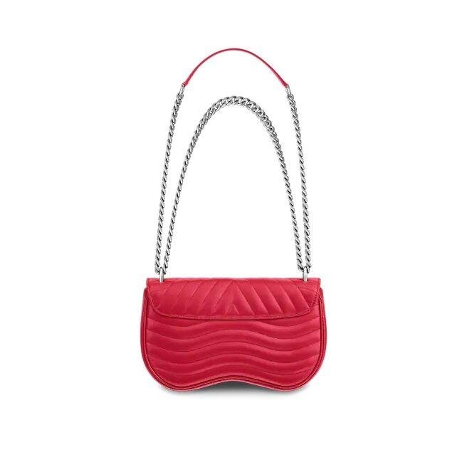 Louis Vuitton New Wave Chain Bag Mm Scarlet-red Ecarlate - Image 5
