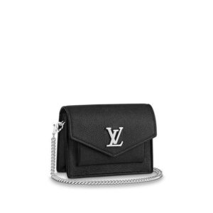 Louis Vuitton Mini Mylockme Chain Pochette Black