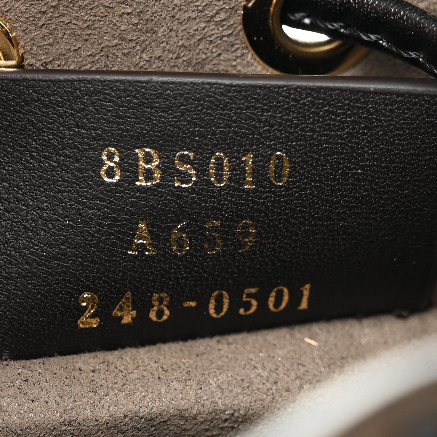 Fendi Vitello Liberty Bi-Color FF 1974 Embossed Mini Mon Tresor - Image 7