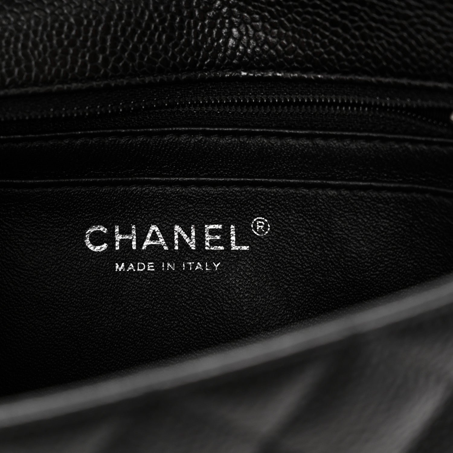 Caviar Quilted Mini Rectangular Flap Black - Image 6