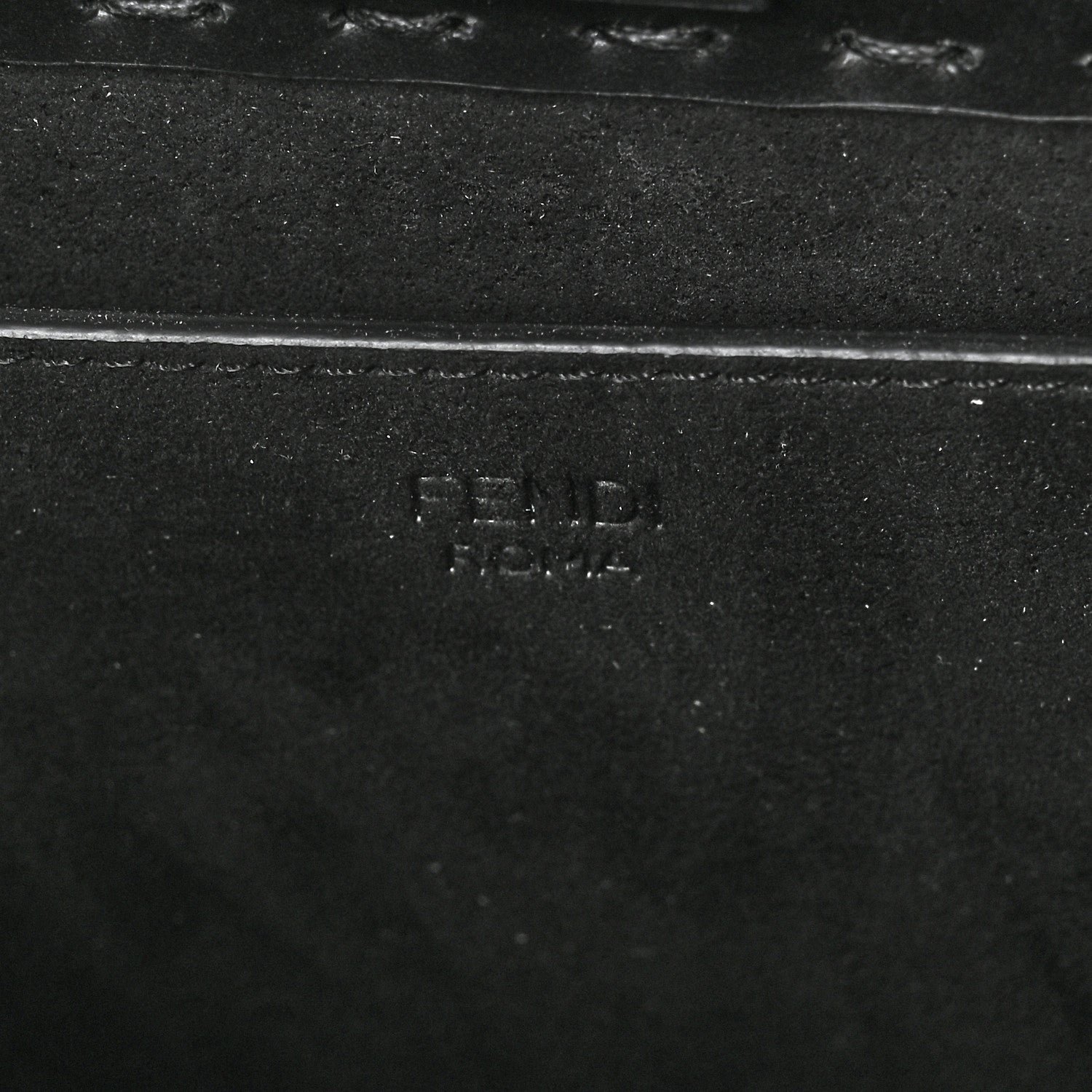 Fendi Vitello King Plexiglass Logo Embossed Small Fendi Sunshine Shopper Tote - Image 5