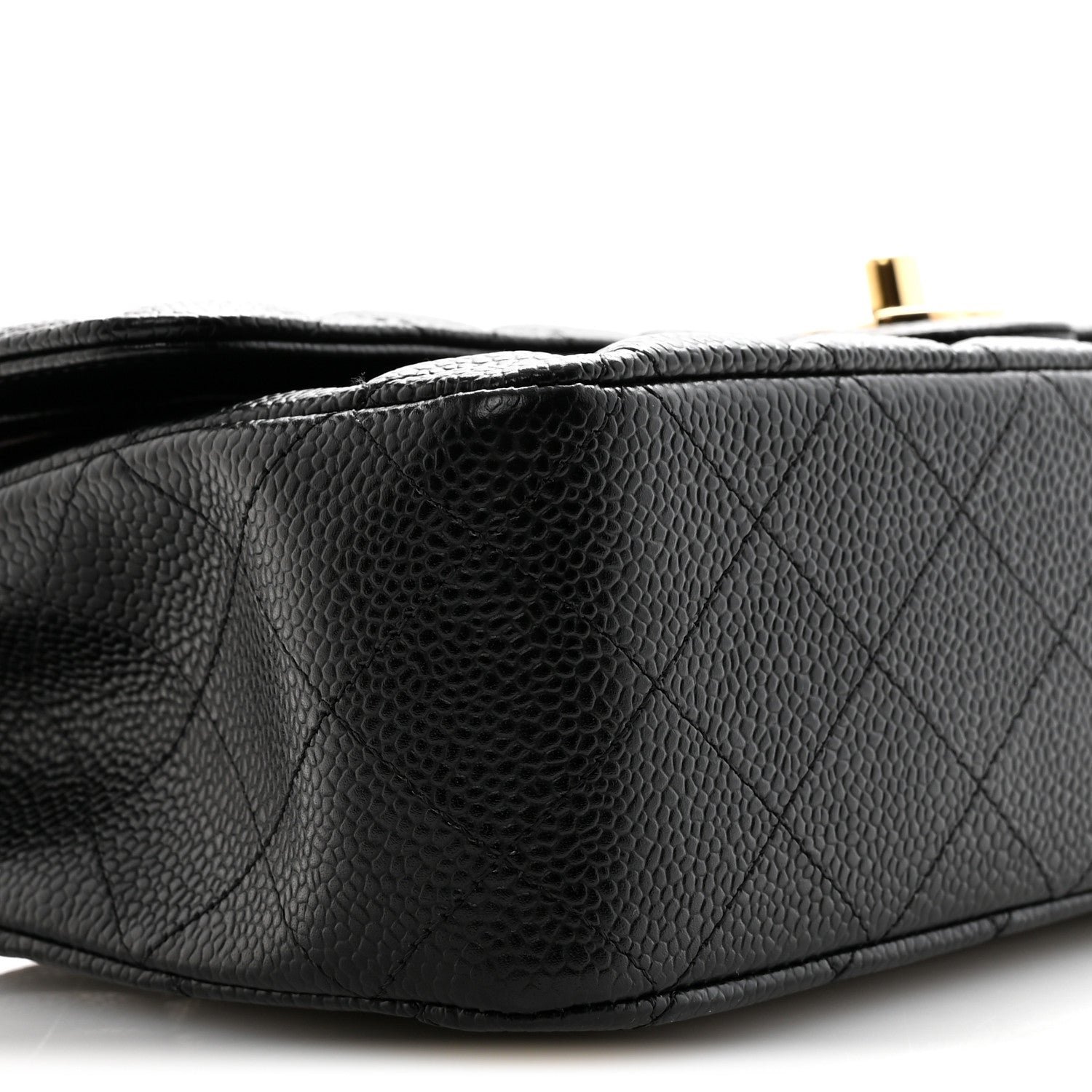 Caviar Quilted Medium Double Flap Black - Image 9