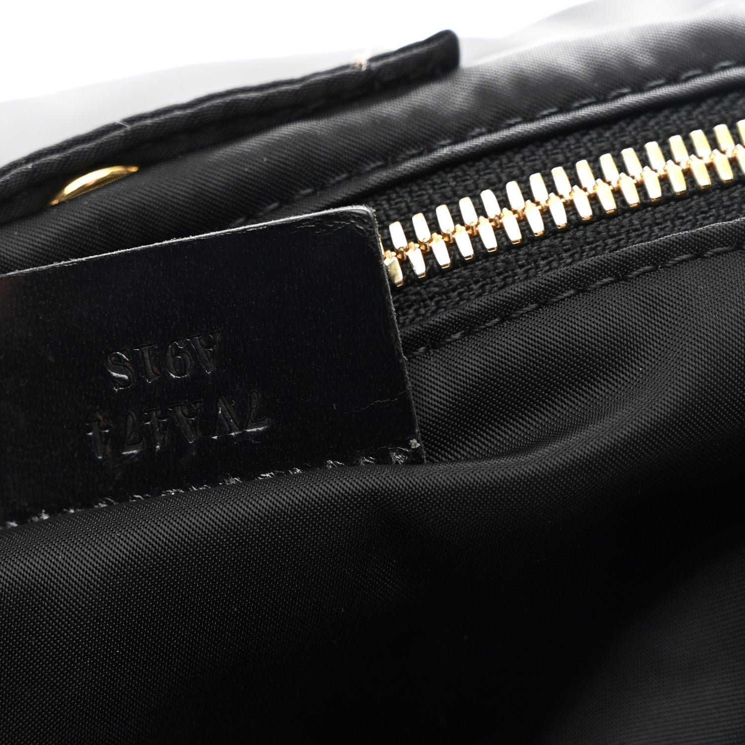 Fendi x Porter Nylon Regular Belt Baguette (Black) - Image 7