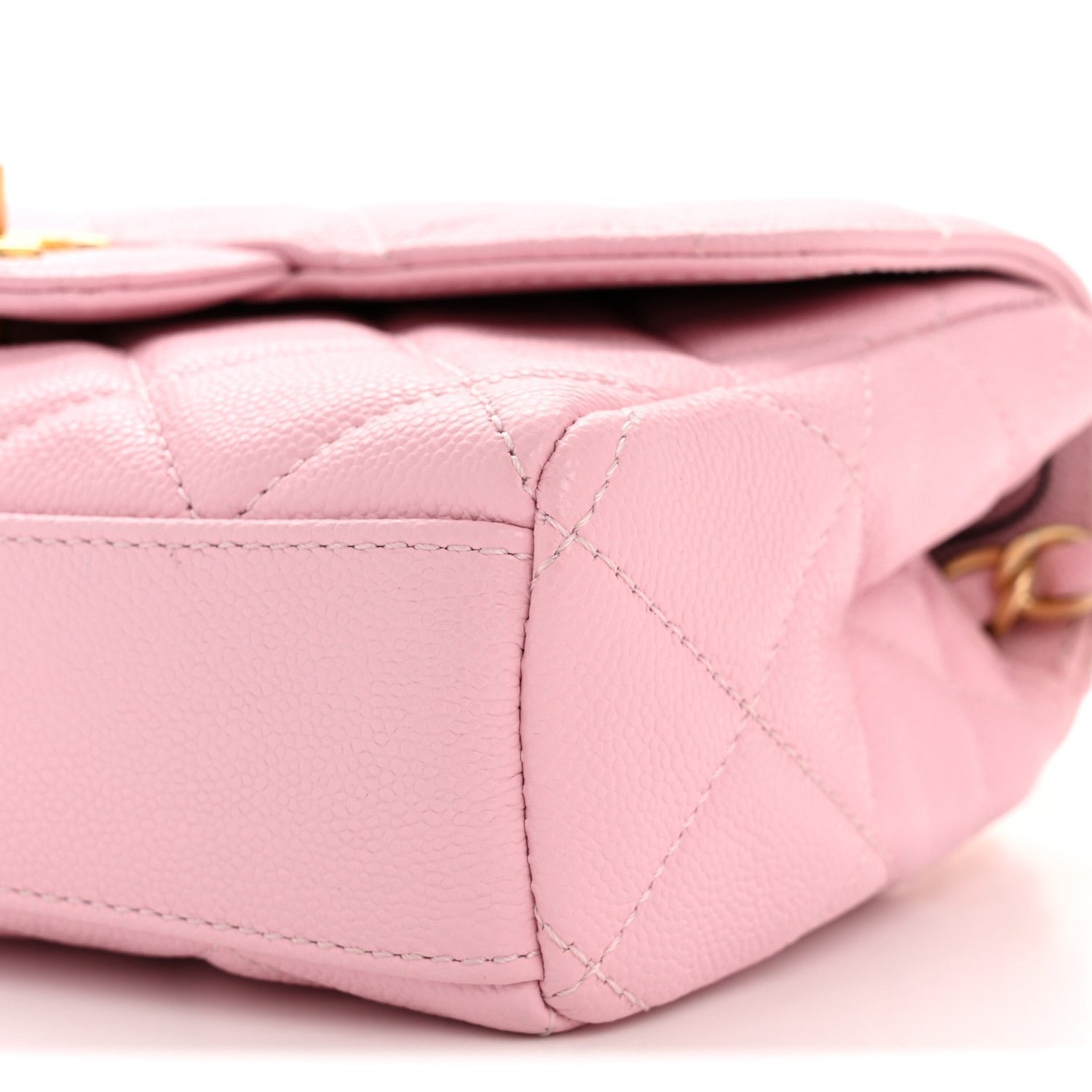Caviar Quilted Mini Flap Light Pink - Image 10