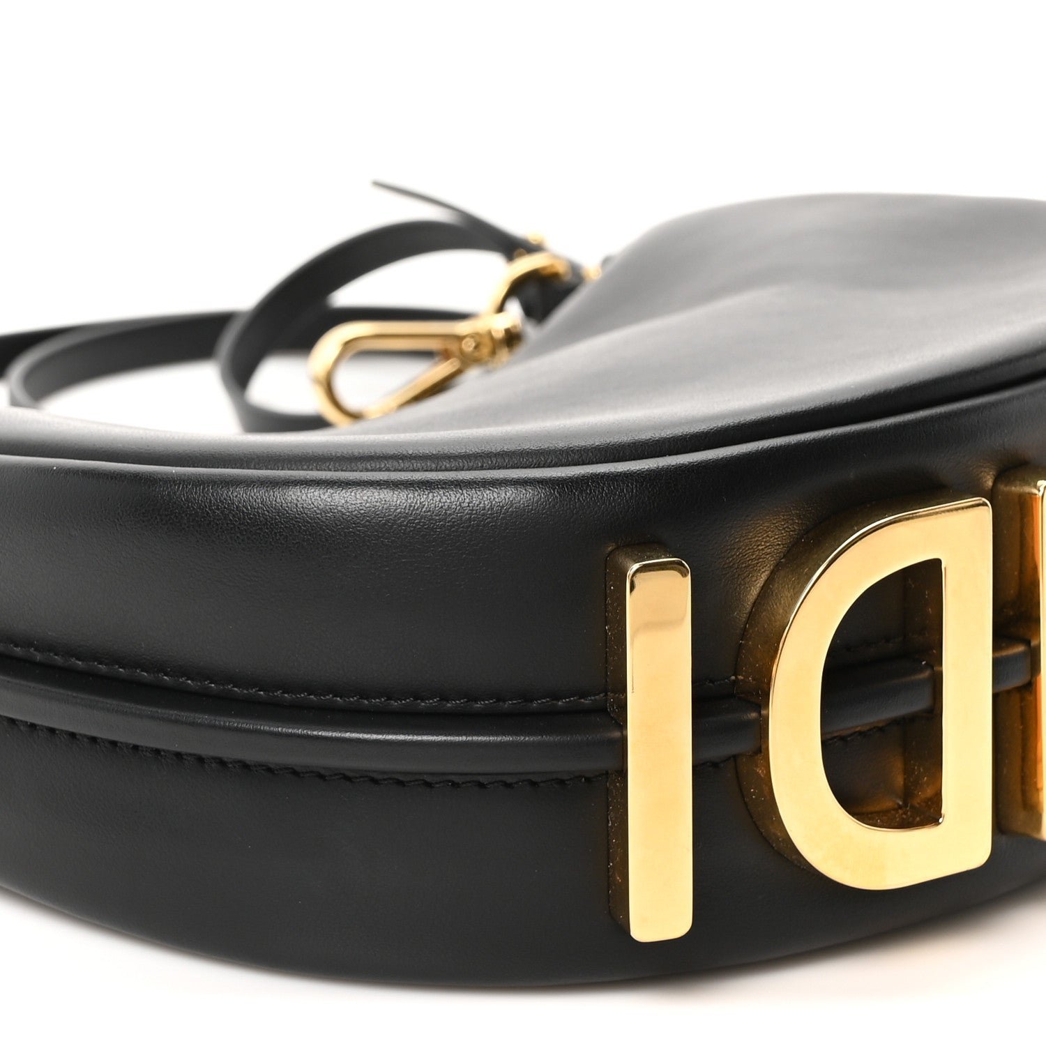 Fendi Vitello Grace Matte Mini Fendigraphy Hobo Bag - Image 9